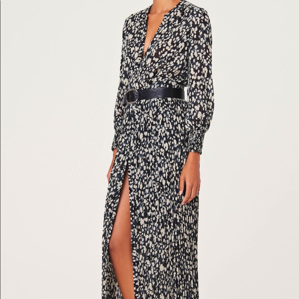 ba&sh Black and White Maxi Dress